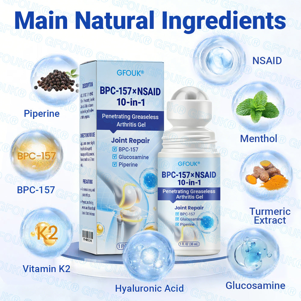 𝐎𝐟𝐟𝐢𝐜𝐢𝐚𝐥 𝐒𝐭𝐨𝐫𝐞 🇦🇺 | GFOUK® BPC-157 × NSAID 10-in-1 Penetrating Greaseless Arthritis Gel -up
