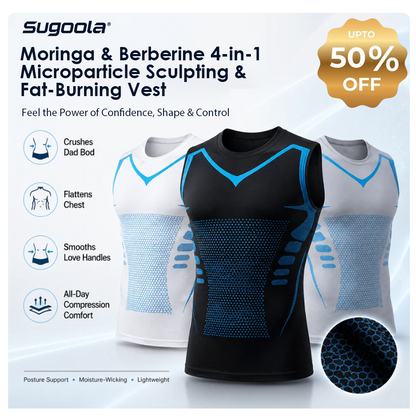 Made and Shipped from Australian✨Sugoola® Moringa & Berberine 4-in-1 Microparticle Sculpting & Fat-Burning Vest