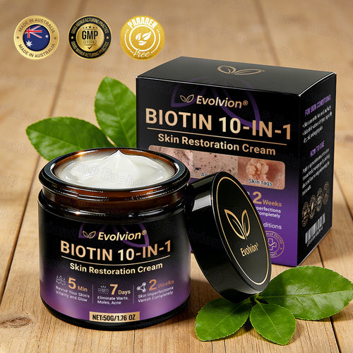 Made and Shipped from Australia ✨ Evolvion® Biotin 10-in-1 Skin Restoration Cream 🌈🌈