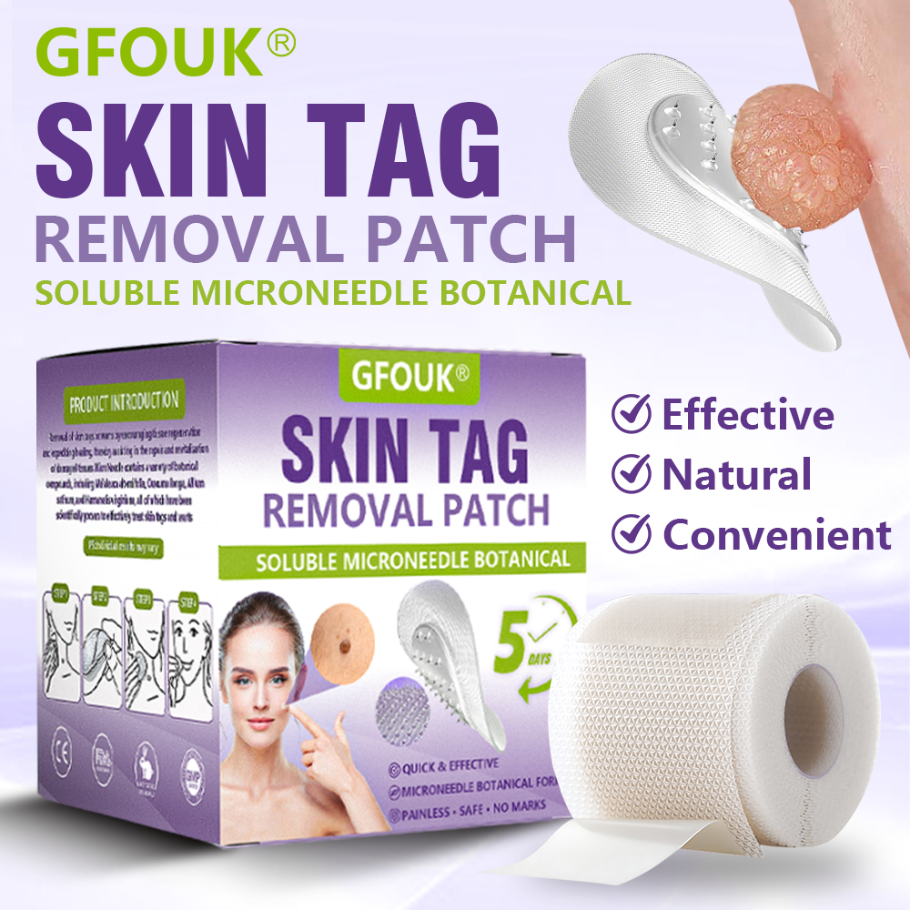 Made and Shipped from Australian ✨GFOUK® Soluble Microneedle Botanical Skin Tag Removal Patch🦘 -up