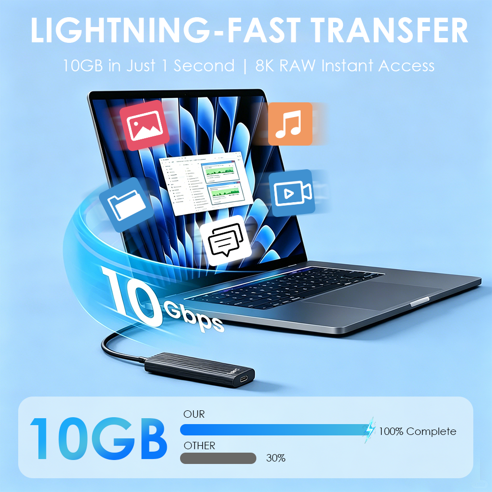 Shipped from Australia 🏆Flash Sale⚡ 50K+ SOLD! Almost Gone-🔥16TB Large-Capacity Type-C Portable Mini SSD🍇