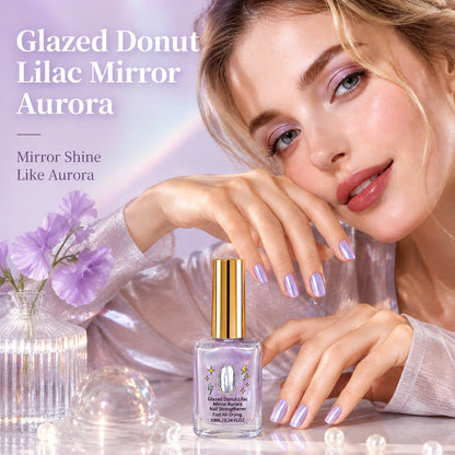 📢📢49% OFF !! ⏰Lilac Glossy Mirror Nail Strengthener (Copy)