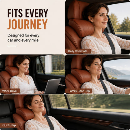 🥳2026 HOT SALE🥳💞50K+ SOLD!🚗💺 50% OFF! Memory Foam Car Neck Pillow – 3D contoured support, slow‑rebound foam. Reduces neck pressure on long drives – drive in comfort! 🛡️✨