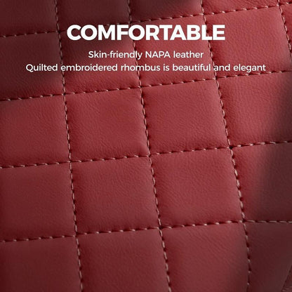🚗 Car Console Organizer – PU Leather Armrest, Side Storage, Cup Holder