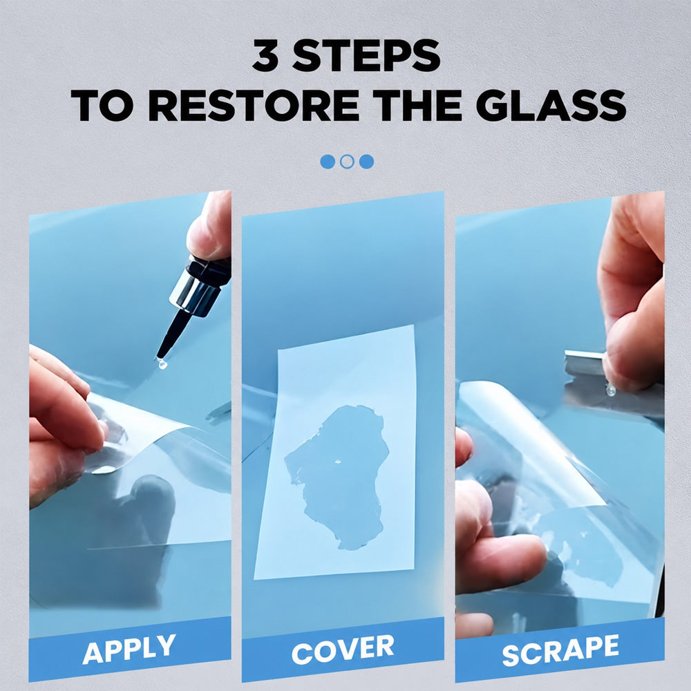 Limited-time Buy 1 Get 1 Free💥Cracks Gone Glass Repair Kit