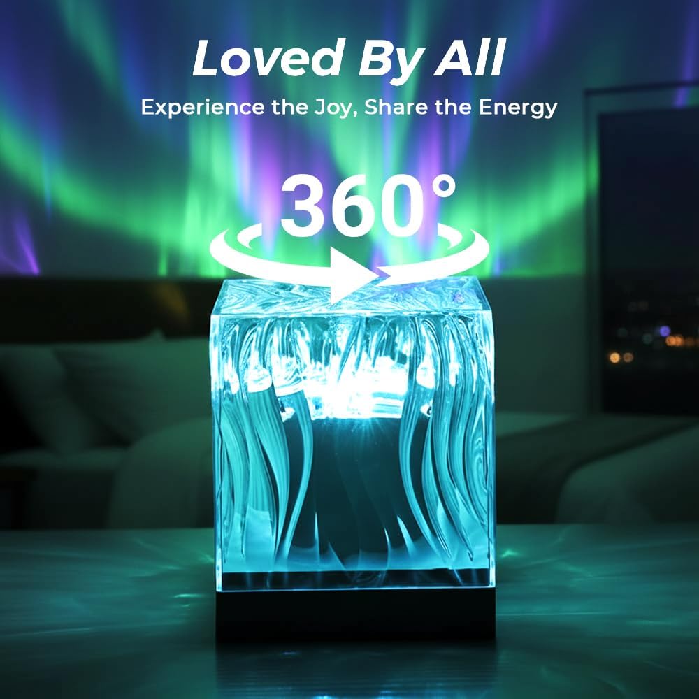 Hjmeta®✨ Northern Dreamscape Aurora Projector — Transform Your Room Into A Magical Aurora Escape | 16-Color Mood Lighting For Bedroom, Gaming Room & Gifts