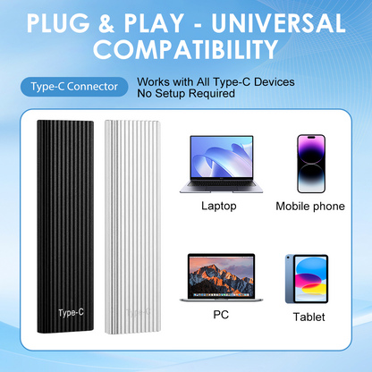 Shipped from Australia 🏆Flash Sale⚡ 50K+ SOLD! Almost Gone-🔥16TB Large-Capacity Type-C Portable Mini SSD🍇