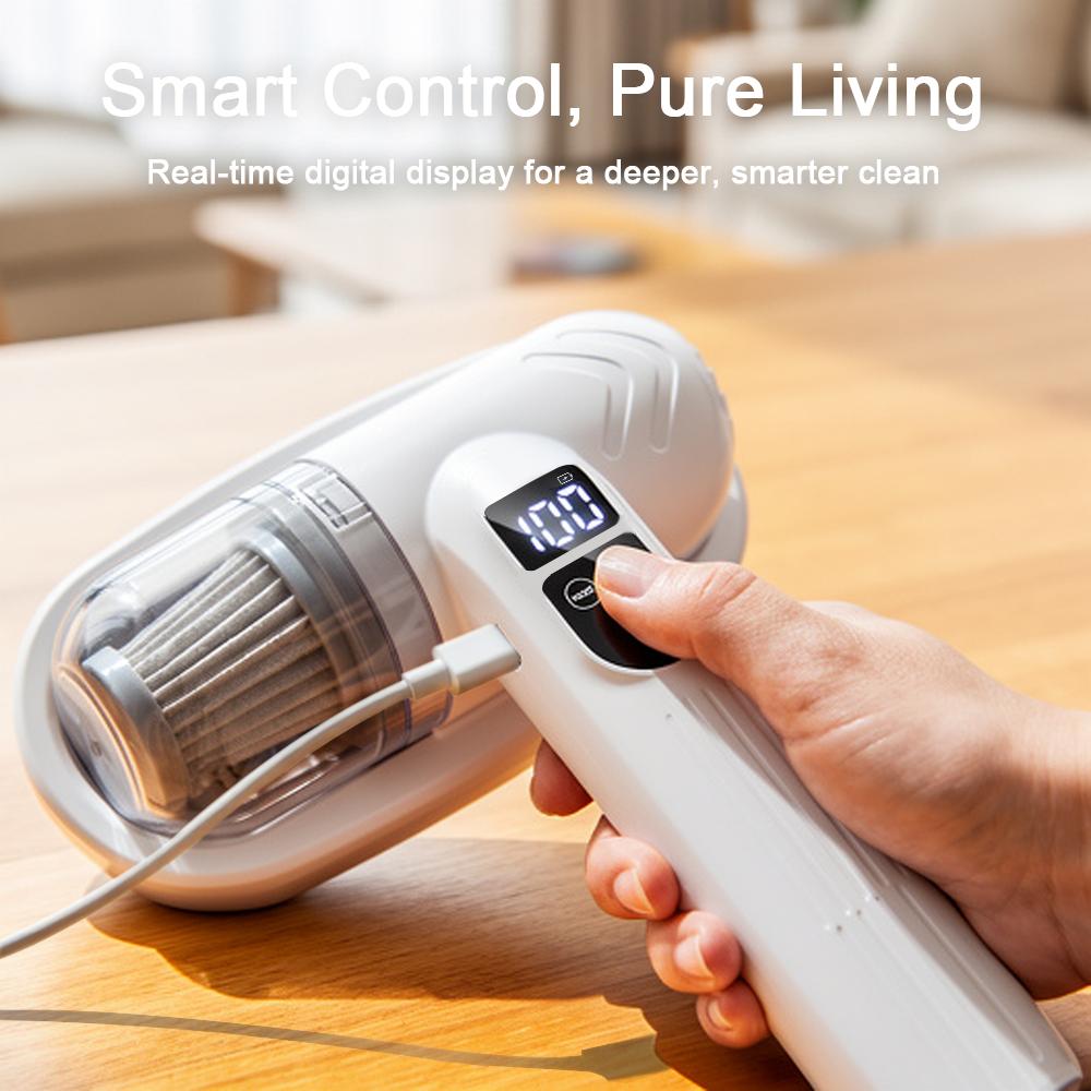 Hjmeta®-Bed vacuum cleaner with UV-C light – beating, vacuuming, and UV sterilization all in one!💥