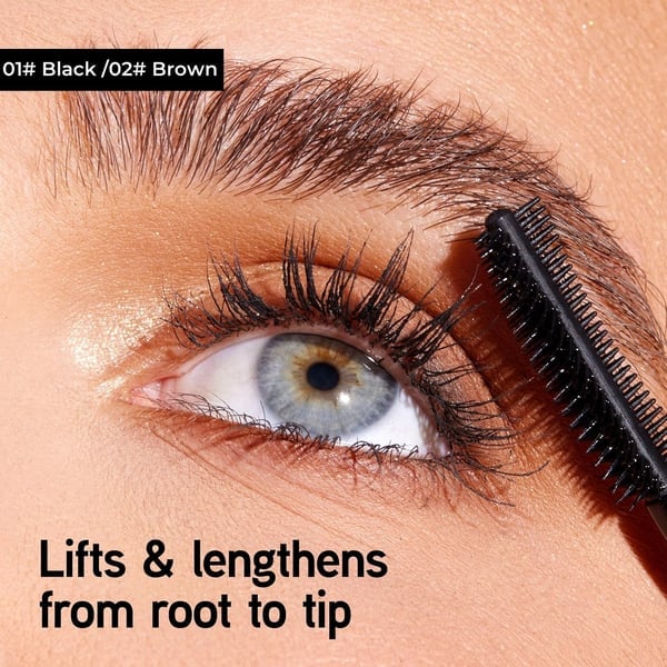 🥳BUY 1 GET 1 FREE:💞50K+ SOLD!👁️✨ All-Day Beautiful Lashes, Smudge-Proof! Waterproof Fiber Mascara for Natural Volume. 💖💃