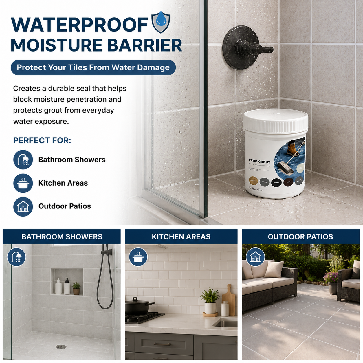 🔥Limited Time Promotion 50% OFF🔥Waterproof Tile Grout Sealant