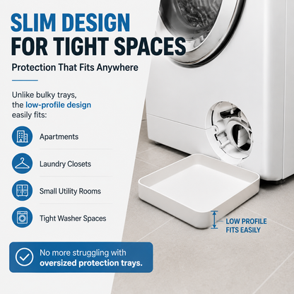 🌟LAST DAY SALE: ONLY ＄18.99!!🎁✨Universal Front-Load Washing Machine Drain Pan