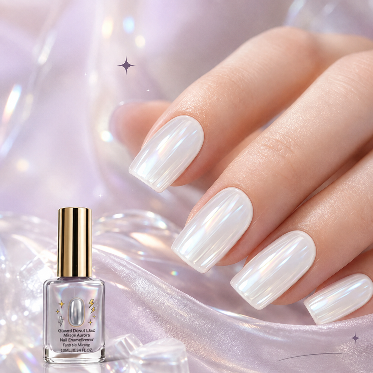 💅 40% OFF !! ⏰ Lilac Glossy Nail Strengthener – Strengthen Weak Nails & Restore Natural Shine — Devareon®