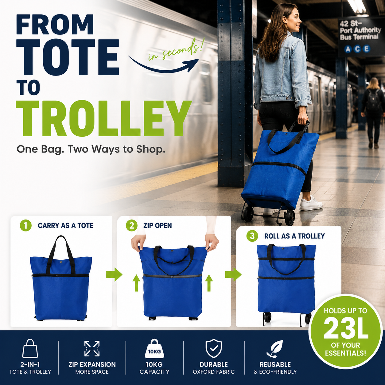 upsell-🔥Foldable Eco-friendly Shopping Bag