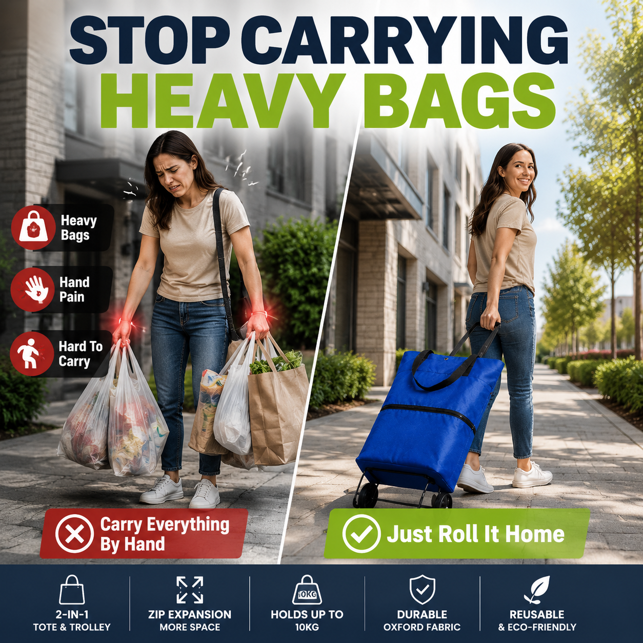 upsell-🔥Foldable Eco-friendly Shopping Bag
