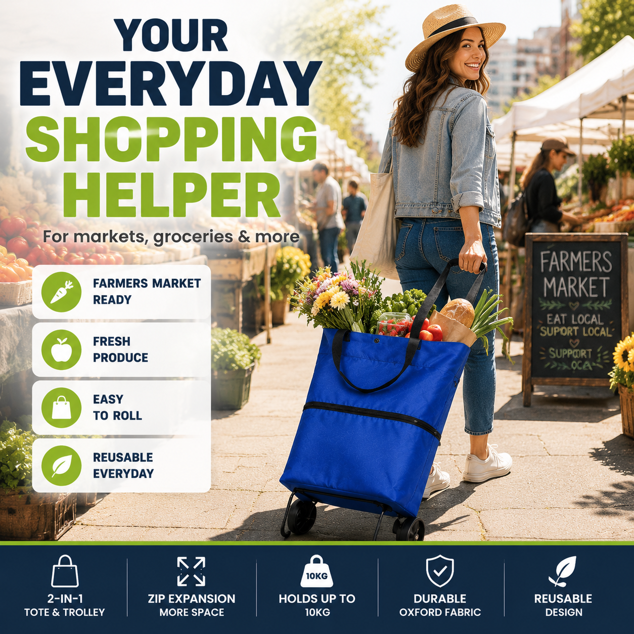 upsell-🔥Foldable Eco-friendly Shopping Bag