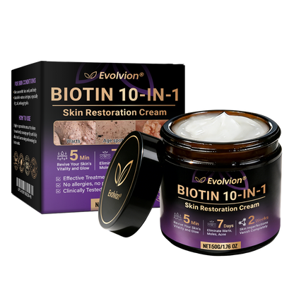 Made and Shipped from Australia ✨ Evolvion® Biotin 10-in-1 Skin Restoration Cream 🌈🌈