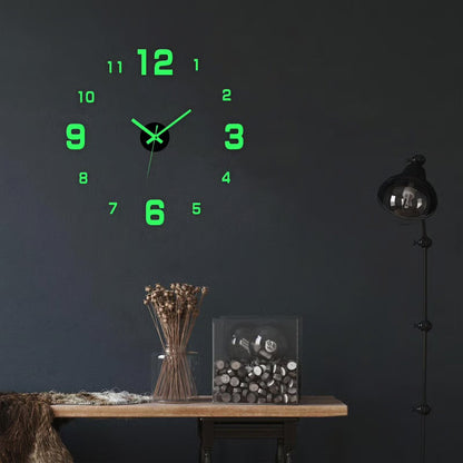 🏠🕒Modern 3D Digital Wall Clock – Silent Acrylic Luminous Wall Decor, Night Glow Easy-Read Time Display, Stylish Home Decoration & Gift