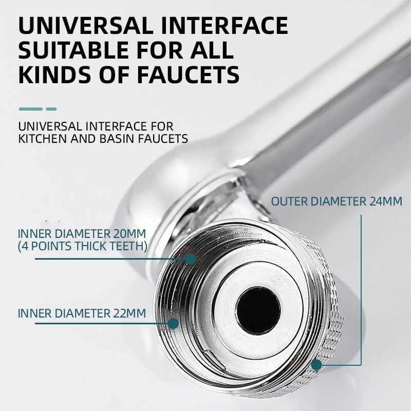 🚰 50% OFF! 50K+ sold! 1080° rotating faucet extender – 2 water modes, anti-splash, fits 99% of faucets! 💧✨