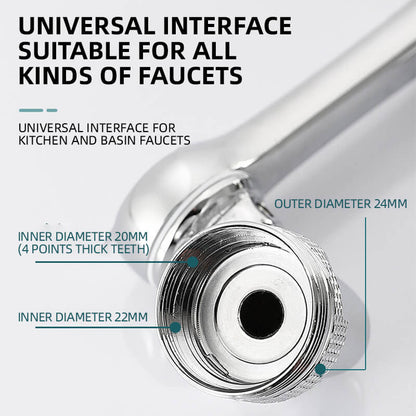 🚰 50% OFF! 50K+ sold! 1080° rotating faucet extender – 2 water modes, anti-splash, fits 99% of faucets! 💧✨