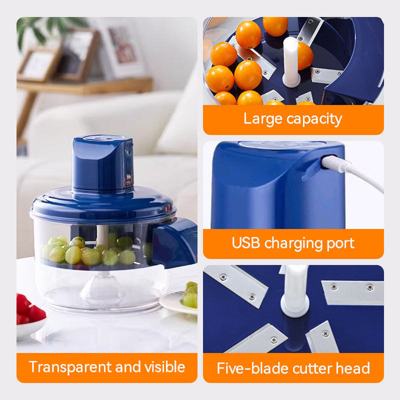 🎄✨ 50% OFF! 🍇🧄 Transparent Electric Fruit & Vegetable Peeler