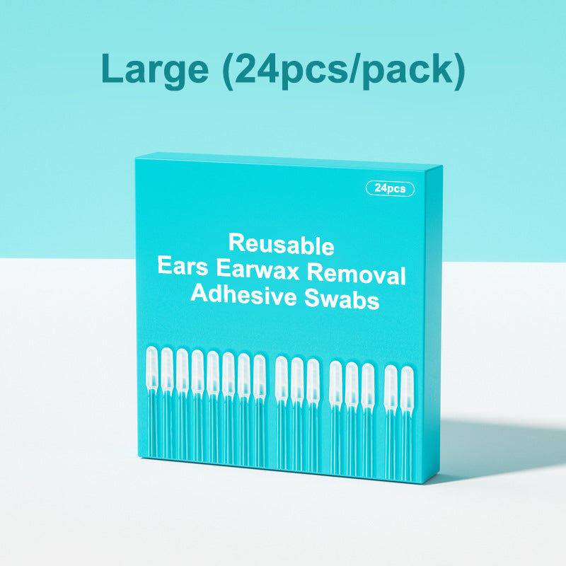 ✨ Clean Ears Easily 🦻 Reusable Earwax Removal Swabs | Gentle & Convenient