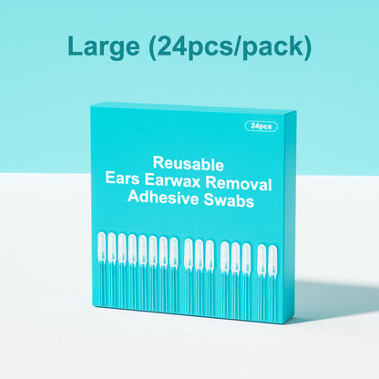 ✨ Clean Ears Easily 🦻 Reusable Earwax Removal Swabs | Gentle & Convenient