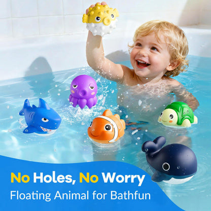 upsell-Summer Pool Toys for Kids - Diving Animal & Cage Set