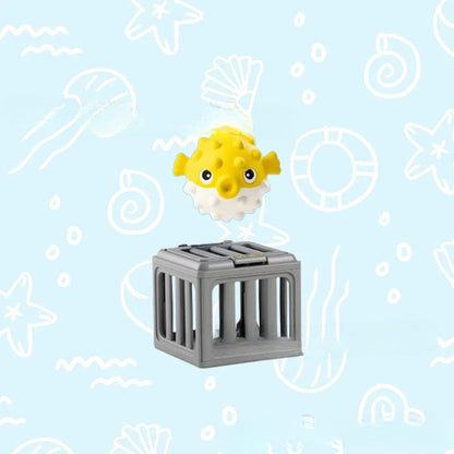 upsell-Summer Pool Toys for Kids - Diving Animal & Cage Set