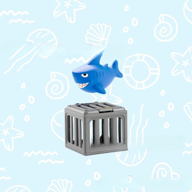 upsell-Summer Pool Toys for Kids - Diving Animal & Cage Set