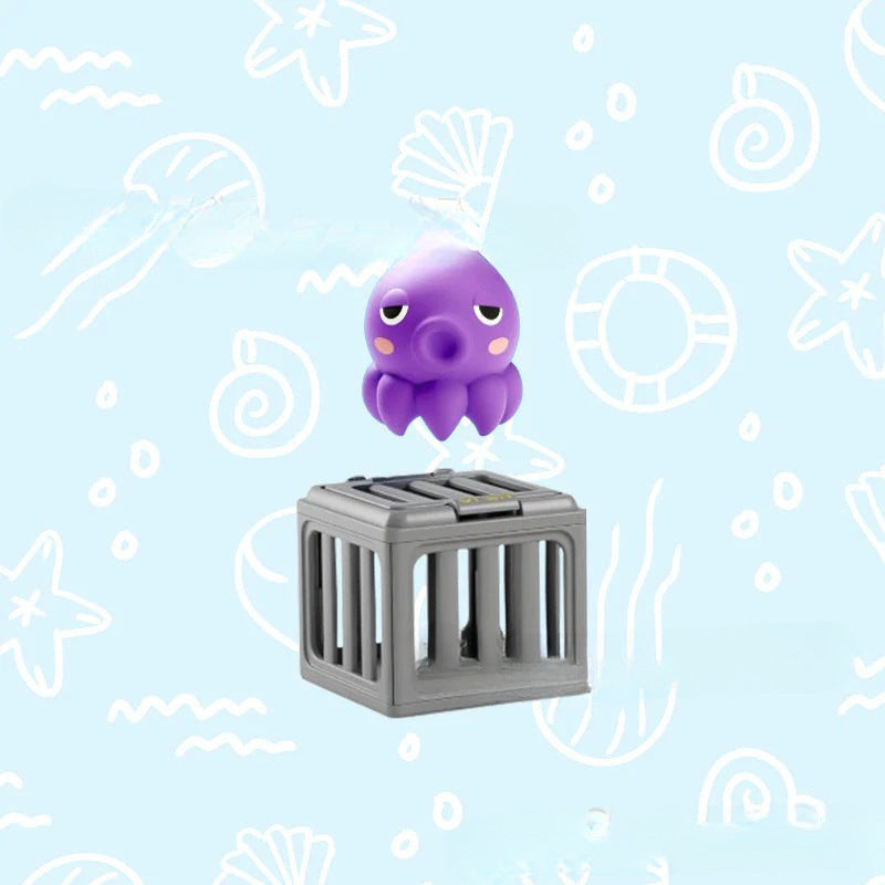 upsell-Summer Pool Toys for Kids - Diving Animal & Cage Set