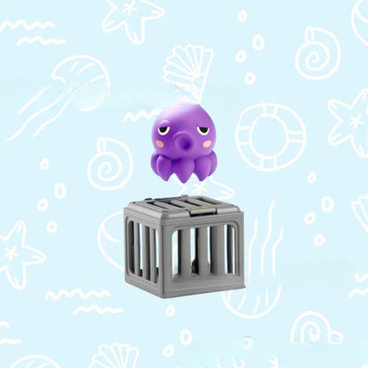upsell-Summer Pool Toys for Kids - Diving Animal & Cage Set