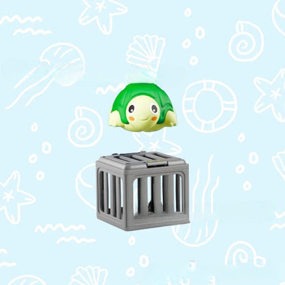 upsell-Summer Pool Toys for Kids - Diving Animal & Cage Set