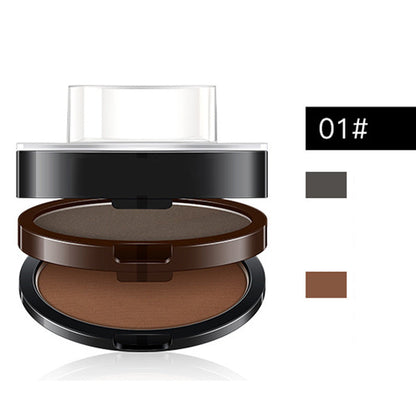 Instant Adjustable Eyebrow Stamp – Two‑color brow powder, waterproof & smudge‑proof. Natural, full brows in seconds! 💕🎀