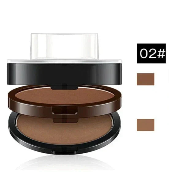 Instant Adjustable Eyebrow Stamp – Two‑color brow powder, waterproof & smudge‑proof. Natural, full brows in seconds! 💕🎀