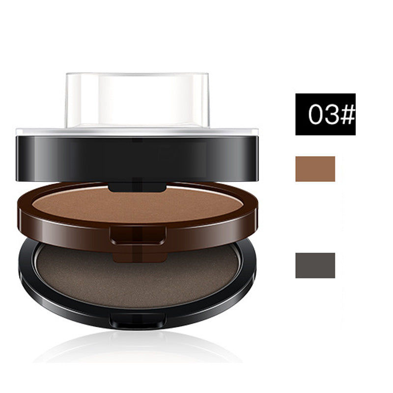 Instant Adjustable Eyebrow Stamp – Two‑color brow powder, waterproof & smudge‑proof. Natural, full brows in seconds! 💕🎀