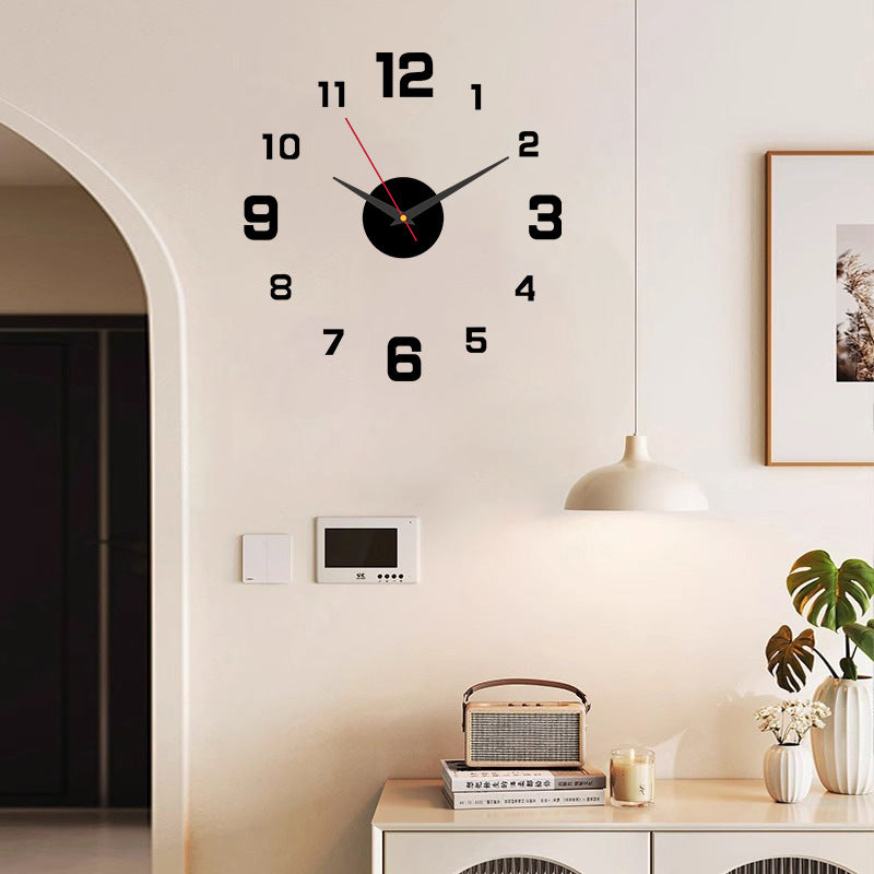 🏠🕒Modern 3D Digital Wall Clock – Silent Acrylic Luminous Wall Decor, Night Glow Easy-Read Time Display, Stylish Home Decoration & Gift