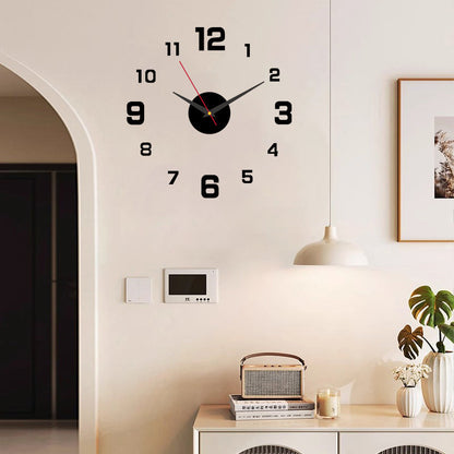 🏠🕒Modern 3D Digital Wall Clock – Silent Acrylic Luminous Wall Decor, Night Glow Easy-Read Time Display, Stylish Home Decoration & Gift