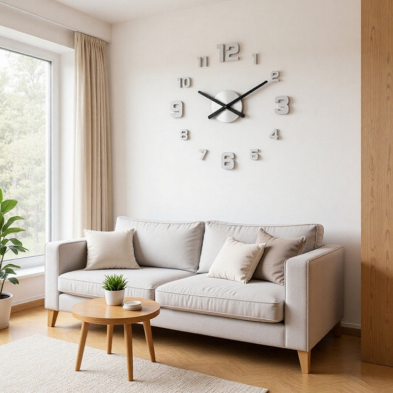🏠🕒Modern 3D Digital Wall Clock – Silent Acrylic Luminous Wall Decor, Night Glow Easy-Read Time Display, Stylish Home Decoration & Gift