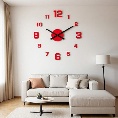 🏠🕒Modern 3D Digital Wall Clock – Silent Acrylic Luminous Wall Decor, Night Glow Easy-Read Time Display, Stylish Home Decoration & Gift