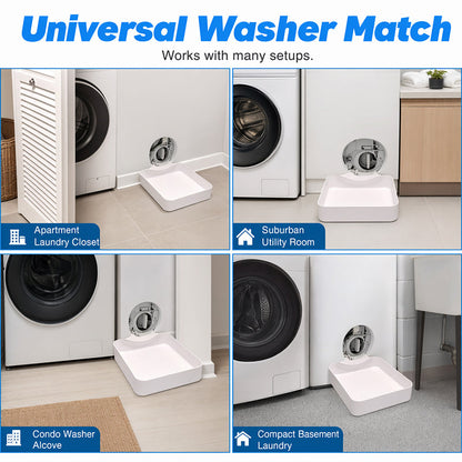 🌟LAST DAY SALE: ONLY ＄18.99!!🎁✨Universal Front-Load Washing Machine Drain Pan