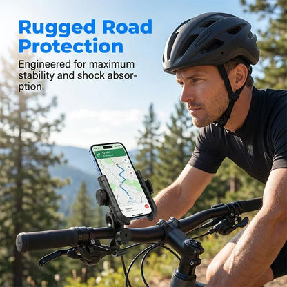 🎉 2026 Sale — Over 42,000 Sold! 🚴‍♂️ Quick-Release Bike Phone Mount – SecureLock & Shockproof Padding 📱