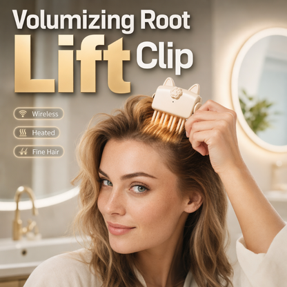 Hjmeta®-💇 Wireless Heated Volumizing Root Lift Clip, Portable Travel Hair Styling Tool for Flat Fine Hair