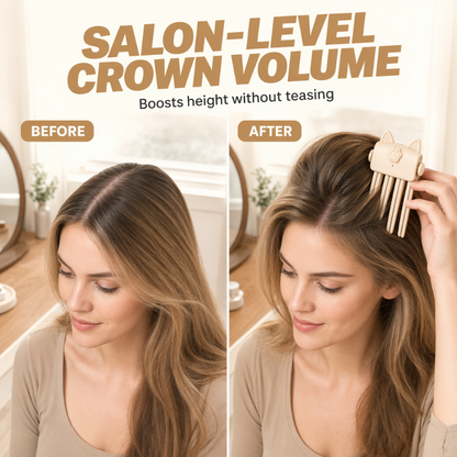 Hjmeta®-💇 Wireless Heated Volumizing Root Lift Clip, Portable Travel Hair Styling Tool for Flat Fine Hair