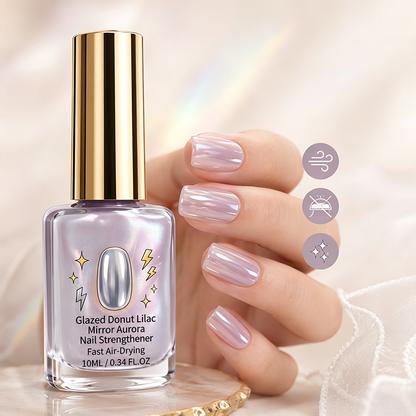 📢📢49% OFF !! ⏰Lilac Glossy Mirror Nail Strengthener (Copy)