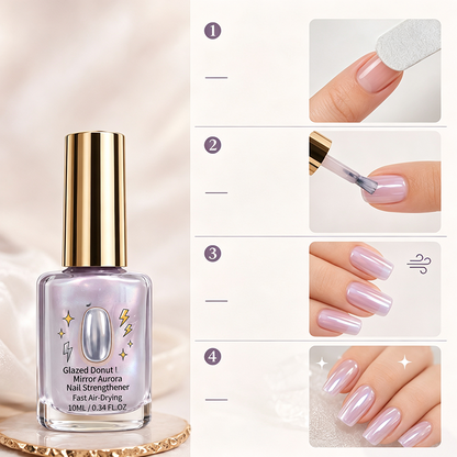 📢📢49% OFF !! ⏰Lilac Glossy Mirror Nail Strengthener (Copy)