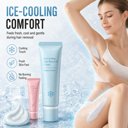 Gentle Hair Removal Cream  BUY 1, GET 1 FREE — Enjoy Cool, Gentle Hair Removal for Smoother Skin and Less Razor Hassle Every Day.