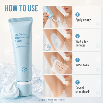 Gentle Hair Removal Cream  BUY 1, GET 1 FREE — Enjoy Cool, Gentle Hair Removal for Smoother Skin and Less Razor Hassle Every Day.